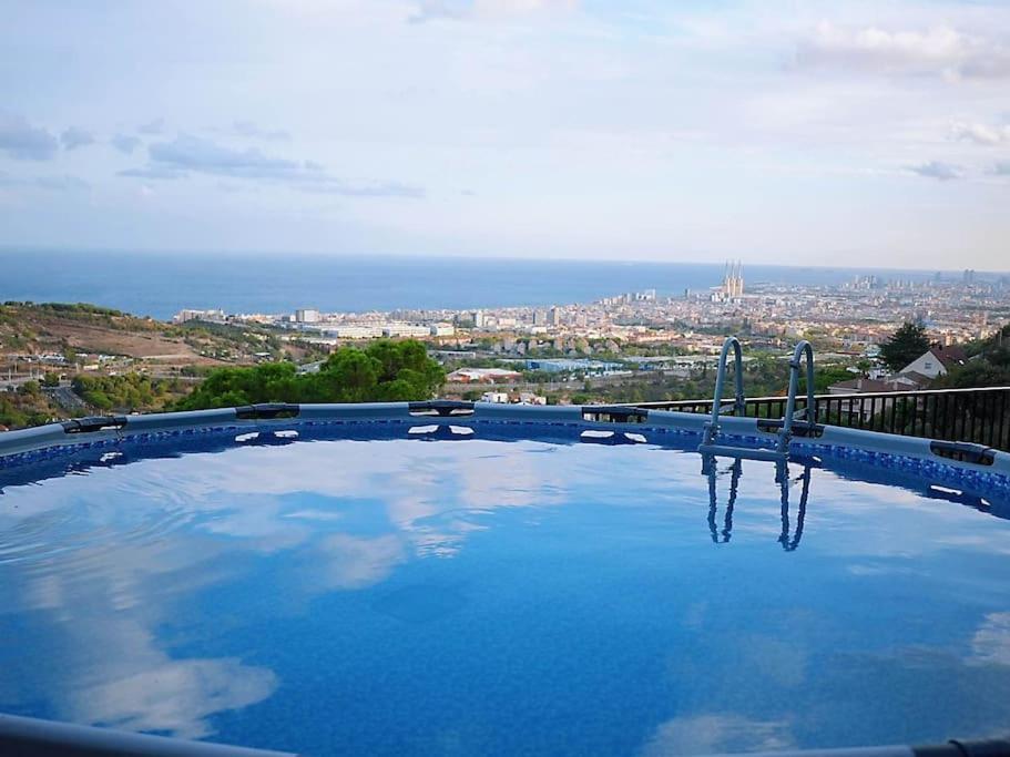 A+View Private Terrace Private Pool Family Fun Villa Badalona Eksteriør billede
